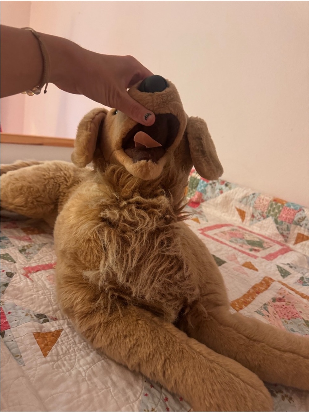 Soft Tan Plush Golden Retriever Stuffed Animal - Kids Toy